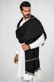 100% Pure Wool Men’s Shawl – Handcrafted, Soft & Warm