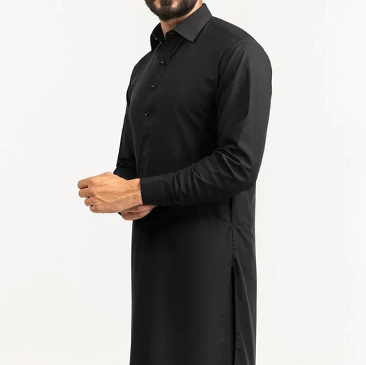 SUPER PREMIUM BOSKI - QUALITY GUARANTEED (Wrinkle-Free Fabric) BLACK COLOR - ibx collection