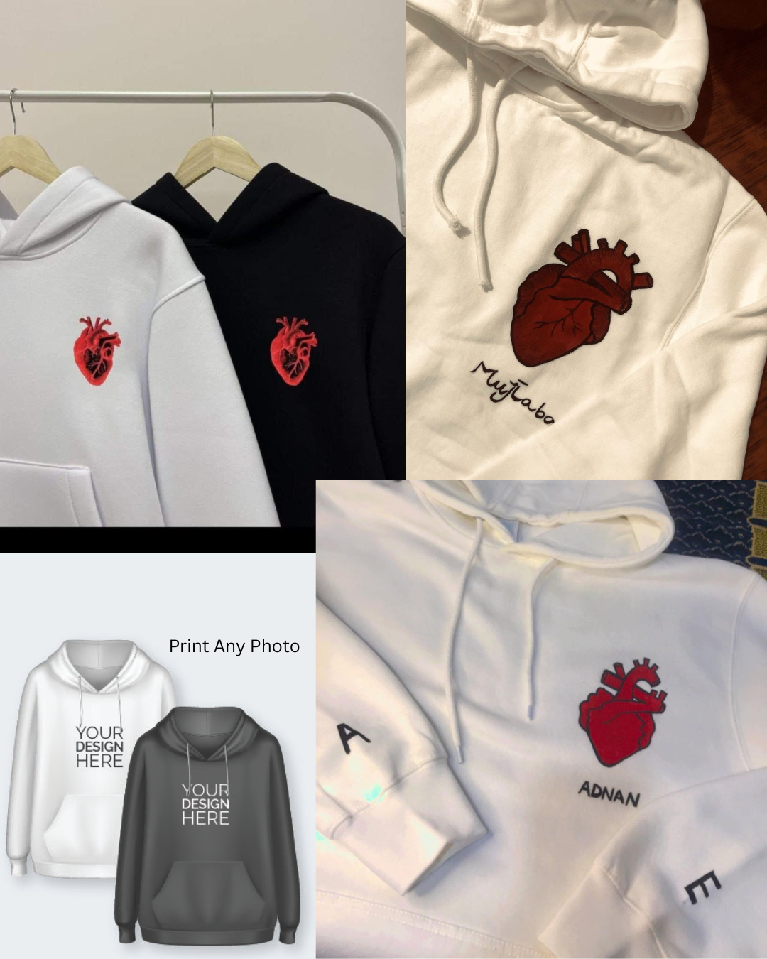 Premium Custom Printed Hoodie – Unisex, Perfect for Gifts